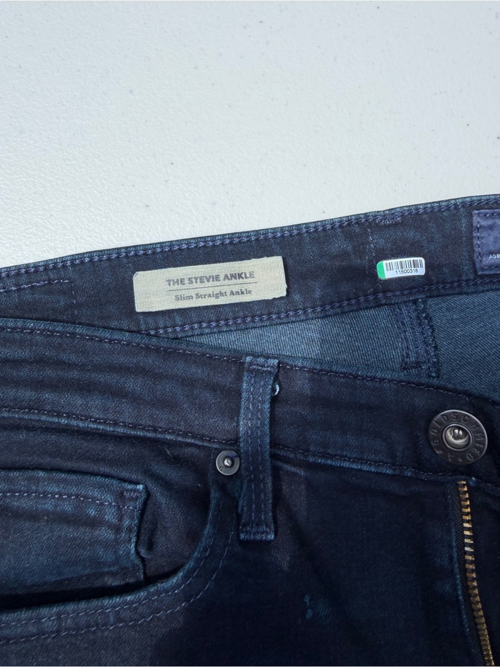 AG Adriano Goldschmied Dark Wash Skinny Jeans - Women’s Size 27R - Picture 10 of 11